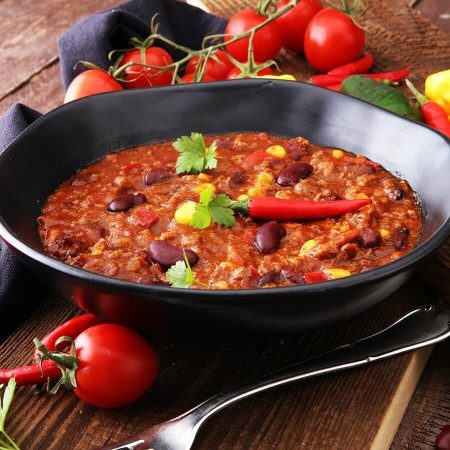 Image of Hickory Chili Con Carne with Beans Recipe
