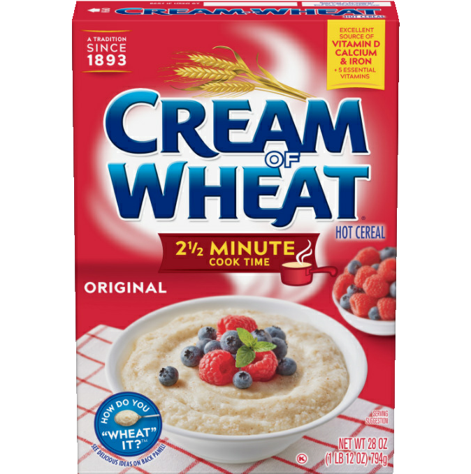Cream of Wheat B&G Foods Away From Home